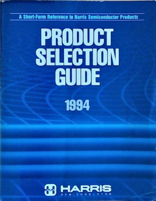 Product selection guide 1994 - Collectif - Livre