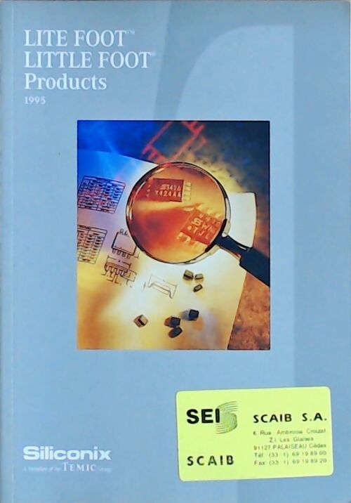 Lite foot and little foot power MOSFET products 1995 - Collectif - Livre