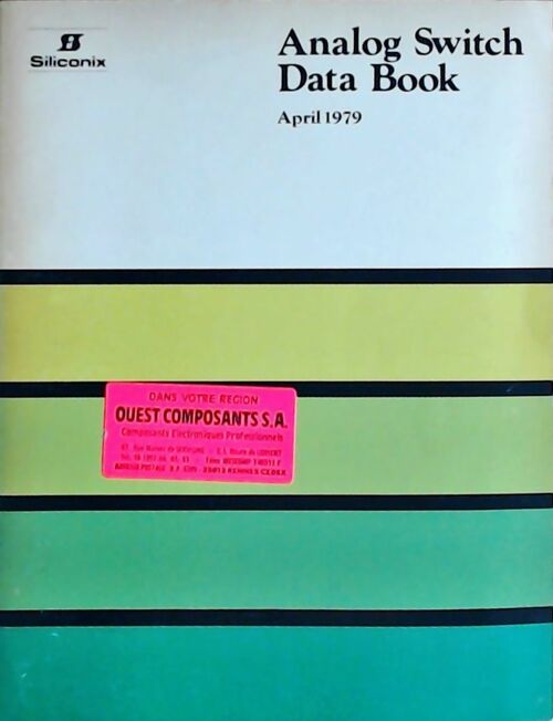 Analog switch data book 1979 - Collectif - Livre