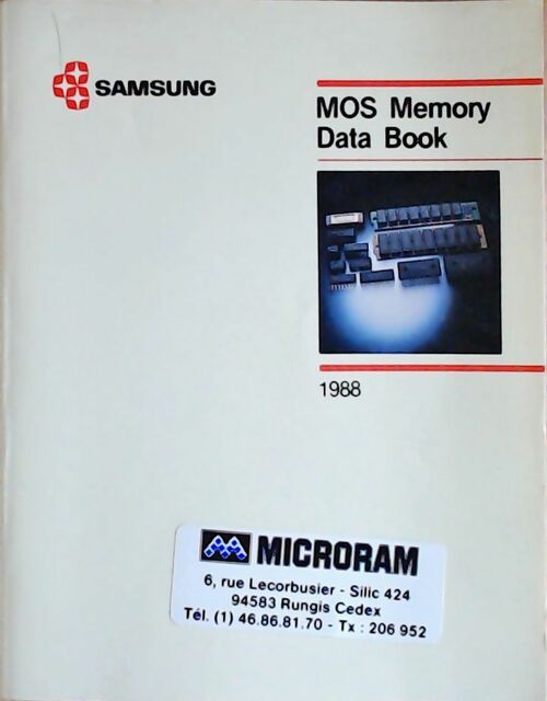 MOS memory : Data book 1988 - Collectif - Livre