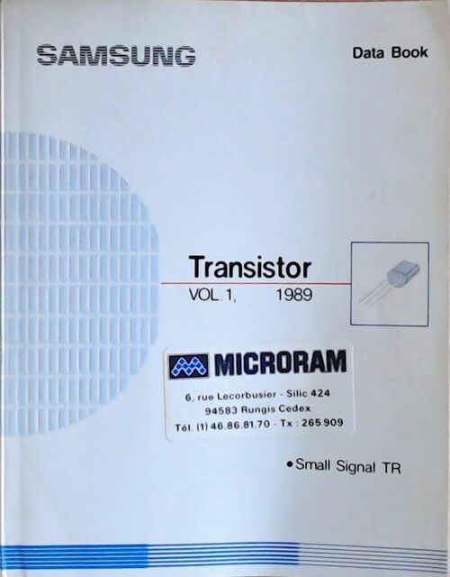 Transistor databook Vol.1 1989 - Collectif - Livre