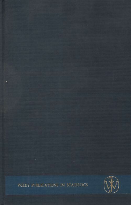 Sampling inspection tables - H. F Dodge - Livre