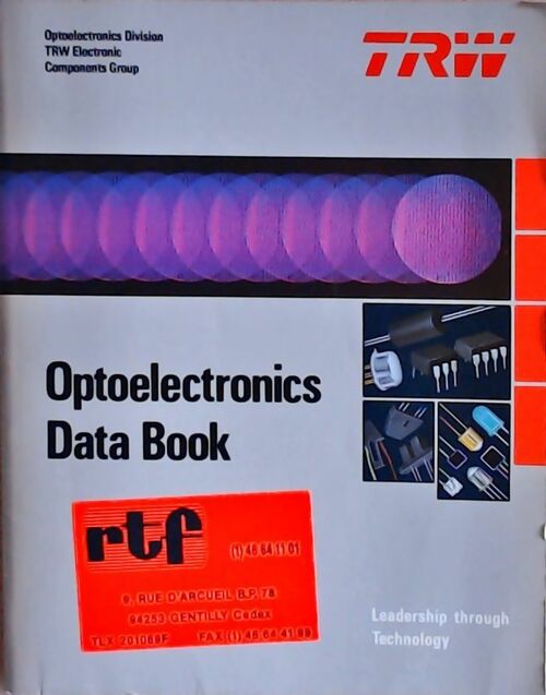 Optoelectronics : Data book - Collectif - Livre