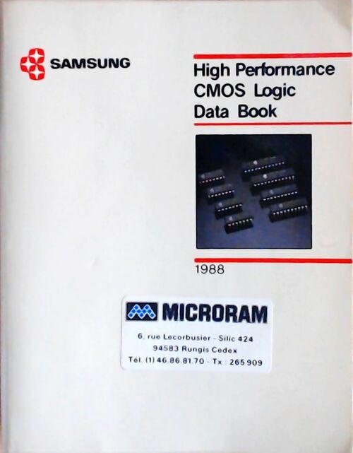 High performance CMOS logic : Data book 1988 - Collectif - Livre