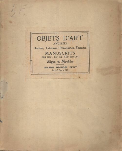 Objets d'art anciens - Collectif - Livre