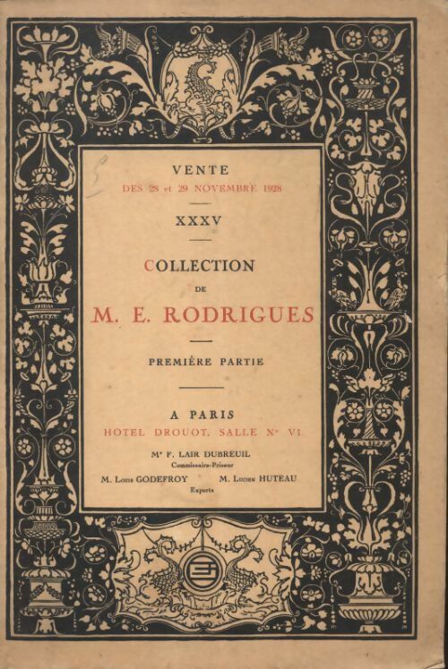 Collection de M.E.Rodrigues 1ère partie - Collectif - Livre