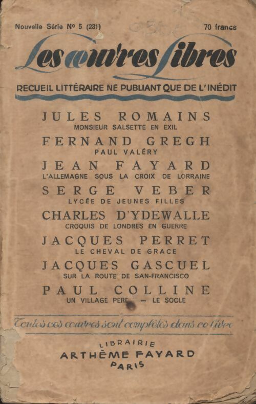 Les oeuvres libres n°5 - Collectif - Livre