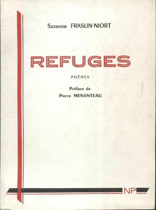 Refuges - Suzanne Fraslin-Niort - Livre