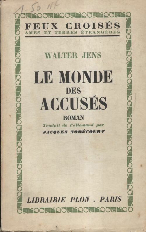 Le monde des accusés - Walter Jens - Livre