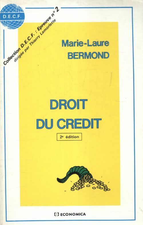 Droit du crédit - Marie-Laure Bermond - Livre