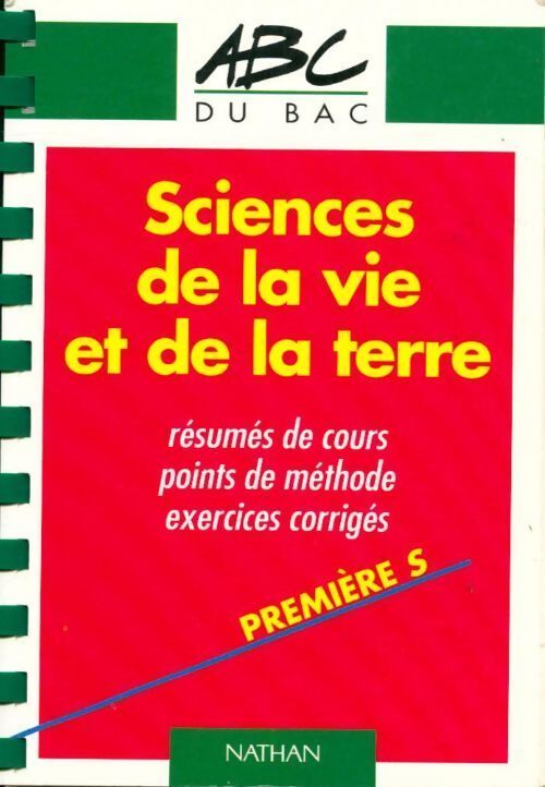 Sciences de la vie et de la terre 1re s - Collectif - Livre