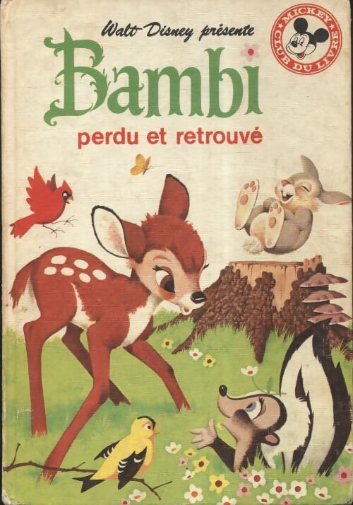 Bambi perdu et retrouvé - Walt Disney - Livre