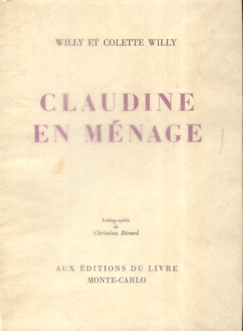 Claudine en ménage - Colette - Livre