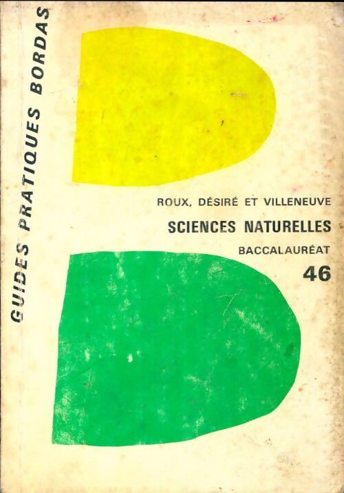 Sciences naturelles au baccalauréat - Henri Roux - Livre