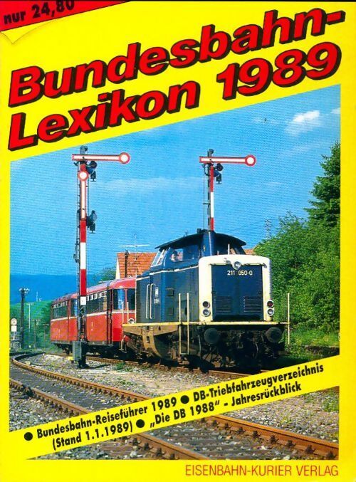 Bundesbahn-lexikon 1989 - Collectif - Livre