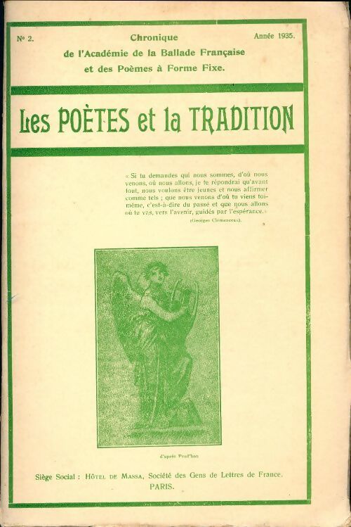 Les poètes et la tradition n°2 - Collectif - Livre