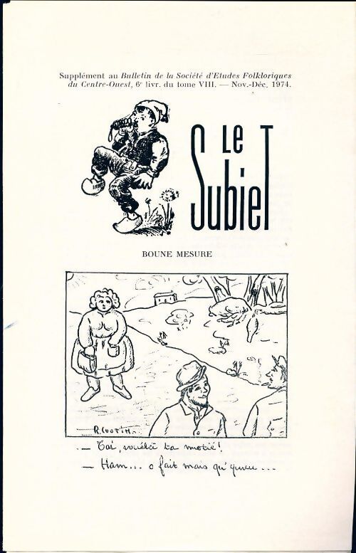 Le Subiet Tome VIII : 6e livraison - Collectif - Livre