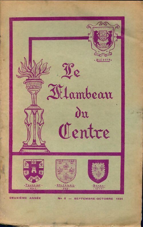 Le flambeau du centre n°8 - Collectif - Livre