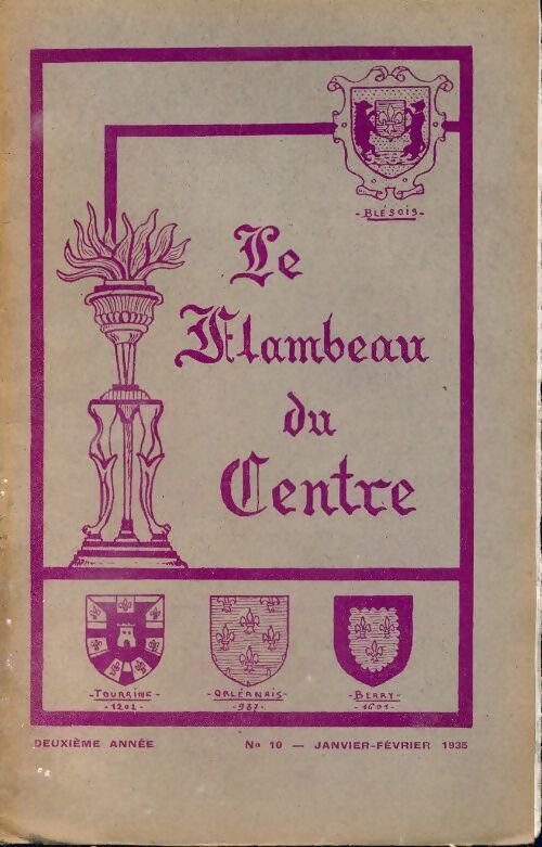Le flambeau du centre n°10 - Collectif - Livre