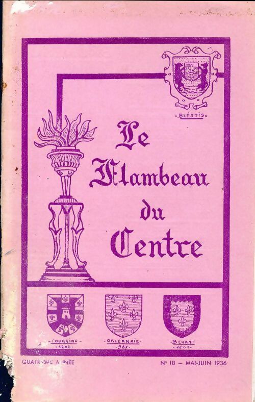 Le flambeau du centre n°18 - Collectif - Livre