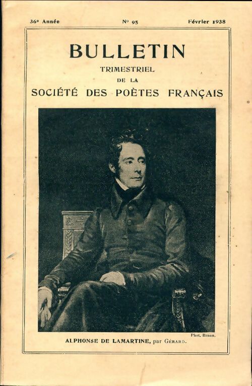 Bulletin trimestriel de la société des poètes français n°95 - Collectif - Livre