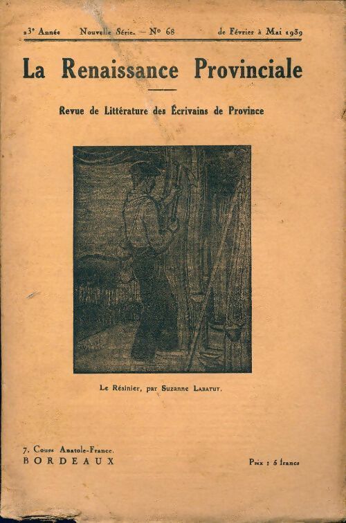 La renaissance provinciale n°68 - Collectif - Livre