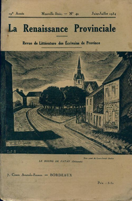 La renaissance provinciale n°42 - Collectif - Livre