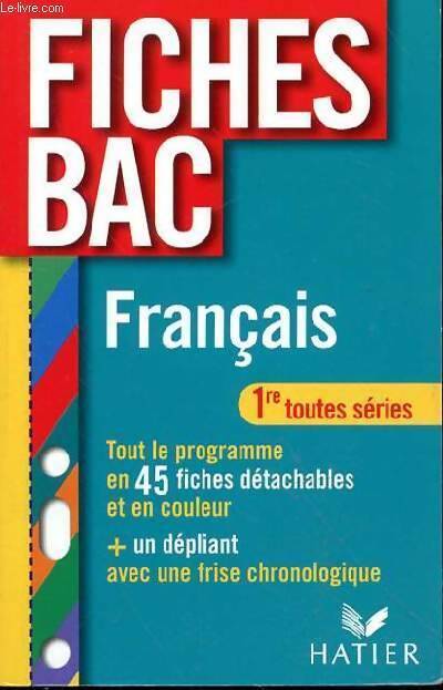 Français : 1ère toutes séries - Aurélie Roche - Livre