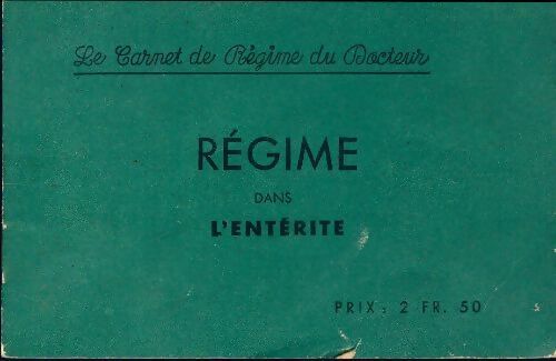 Régime dans l'entérite - Collectif - Livre