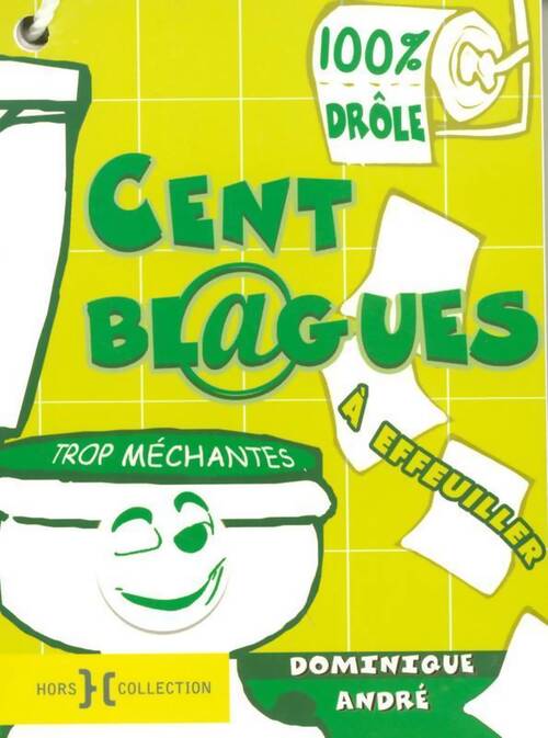 Cent blagues trop méchantes à effeuiller - Dominique André - Livre