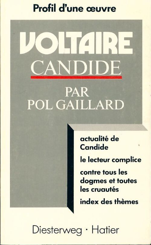 Candide - Voltaire - Livre