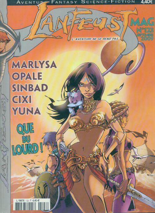 Lanfeust mag n°123 : Marlysa, Opale, Sinbad, Cixi, Yuna - Collectif - Livre