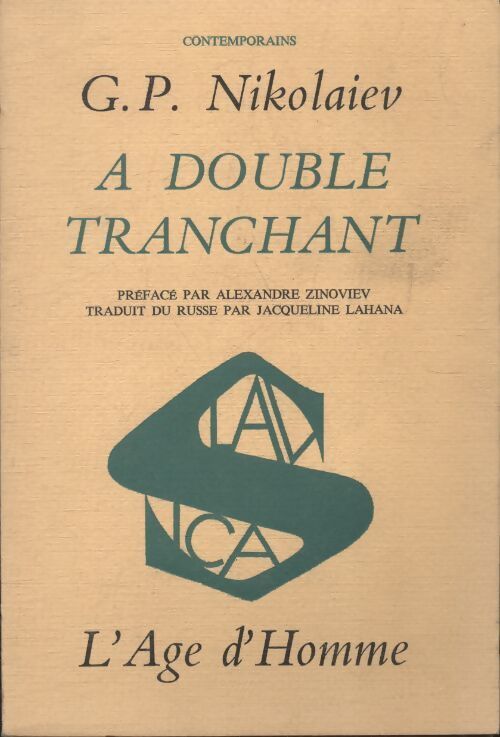 A double tranchant - G.P Nikolaien - Livre