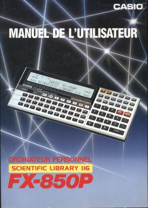 FX-850P manuel de l'utilisateur - Collectif - Livre