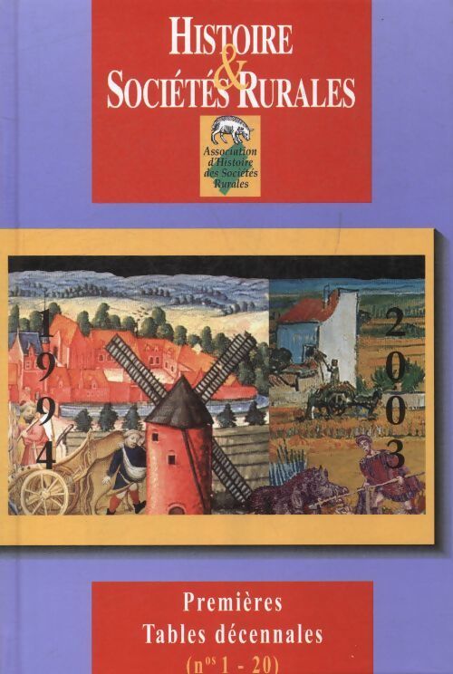 Histoire et sociétés rurales - Collectif - Livre