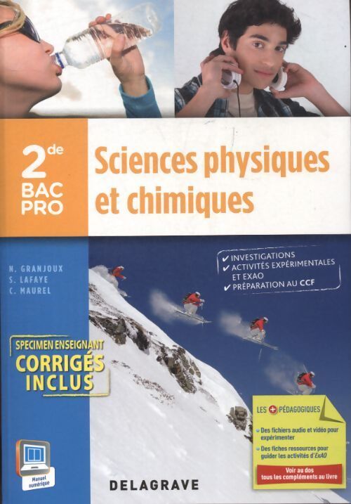 Sciences physique et chimique seconde bac pro - Collectif - Livre