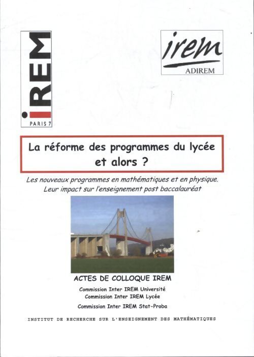 La réforme des programmes du lycée et alors ? - Collectif - Livre