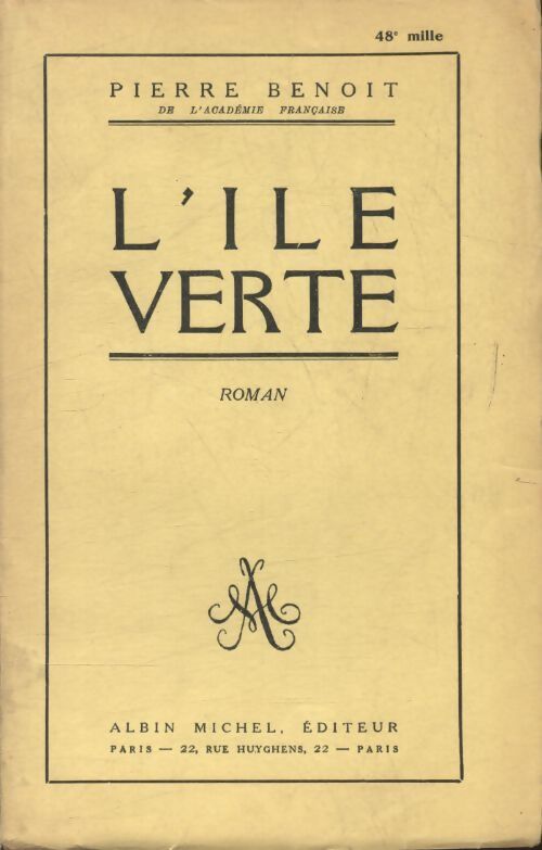 L'île verte - Pierre Benoit - Livre