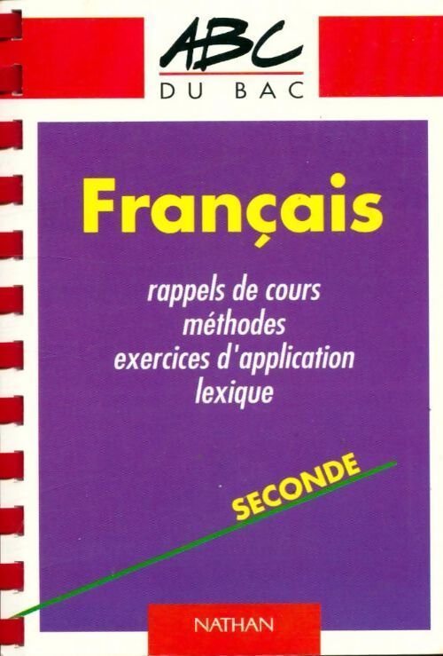 Français seconde - Nourry-Namur - Livre