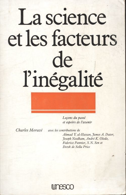 Les sciences et les facteurs de l?inégalité - Collectif - Livre