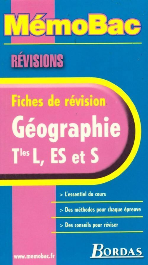 Géographie Terminales L, ES et S - Dominique Beaucire - Livre
