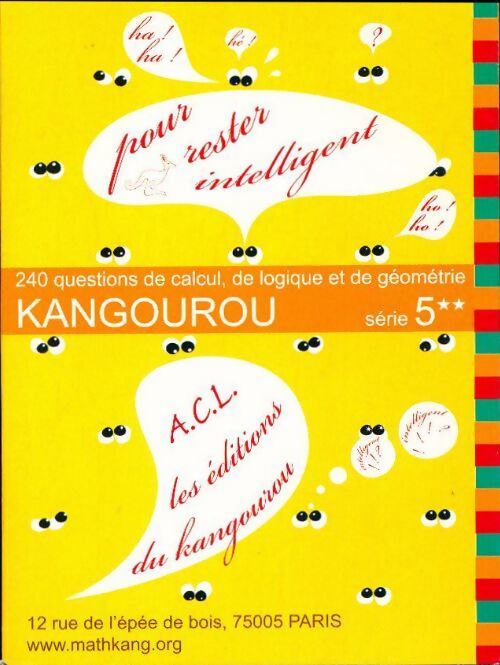 Pour rester intelligent série 5** - Collectif - Livre