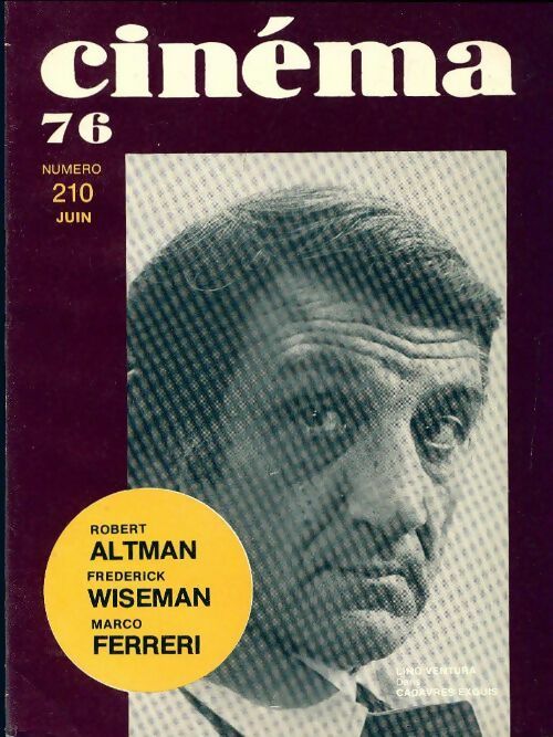 Cinéma n°210 76 - Collectif - Livre