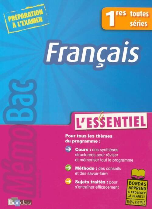 Français 1ère toutes séries - Sylvain Ledda - Livre