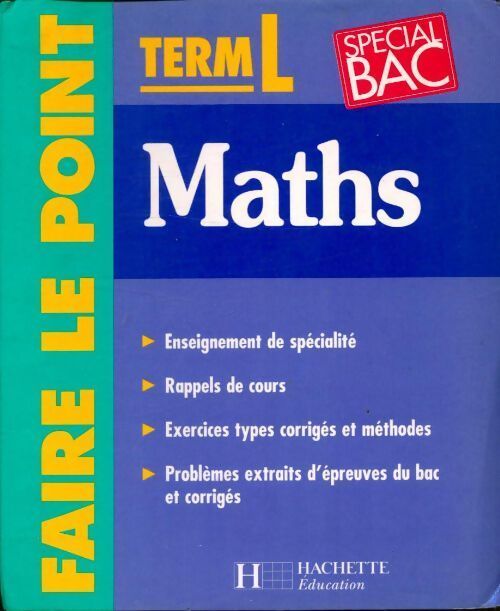 Mathématiques Terminale L - Philippe Thiaude - Livre