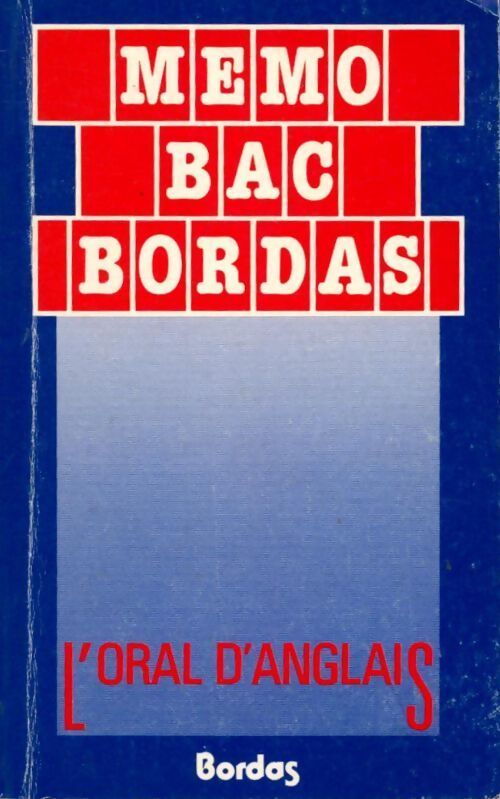 L'oral anglais - Collectif - Livre