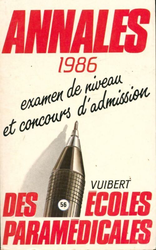 Annales des écoles paramédicales 1986 - Collectif - Livre