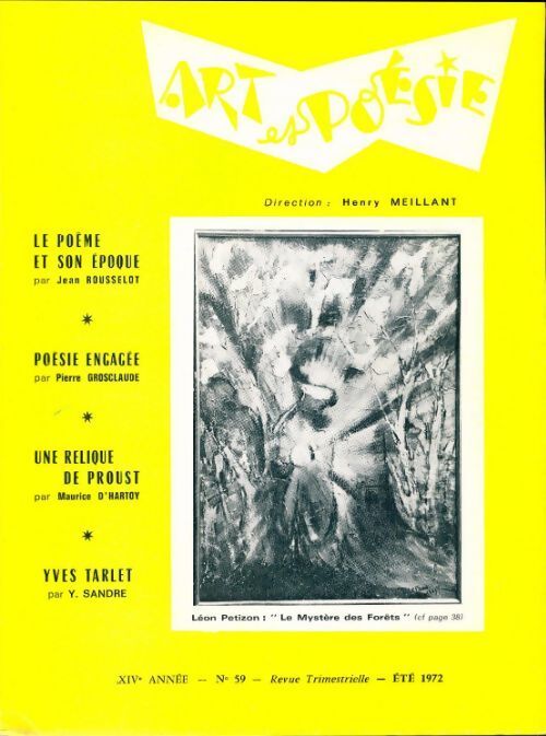 Art et poésie n°59 - Collectif - Livre