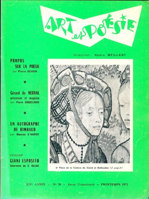 Art et poésie n°58 - Collectif - Livre