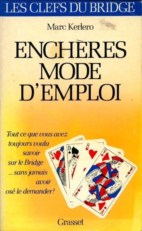 Enchères, mode d'emploi - Marc Kerlero - Livre